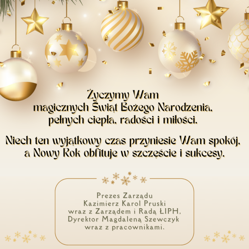 WESOŁYCH ŚWIĄT! 